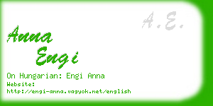 anna engi business card